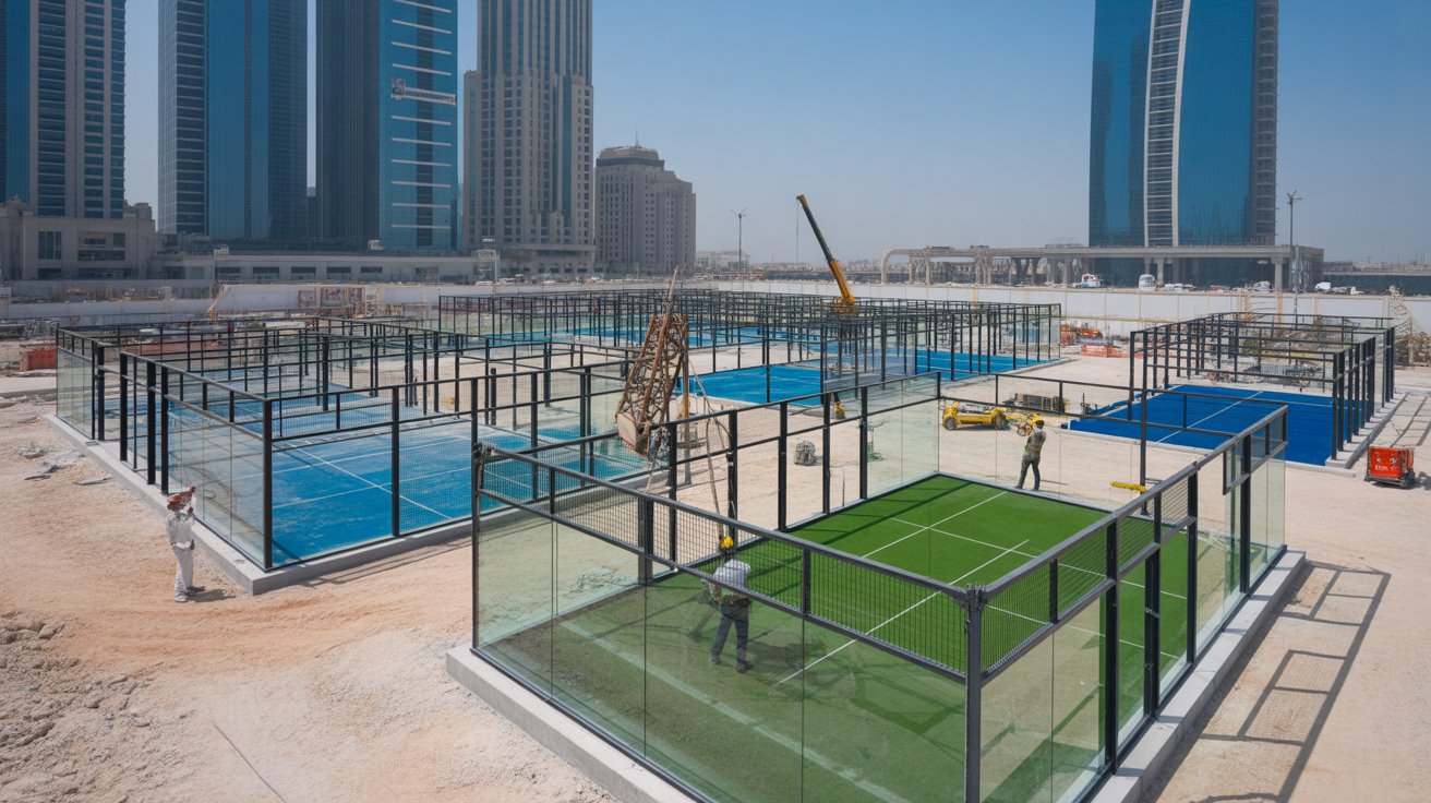 Padel courts construction UAE